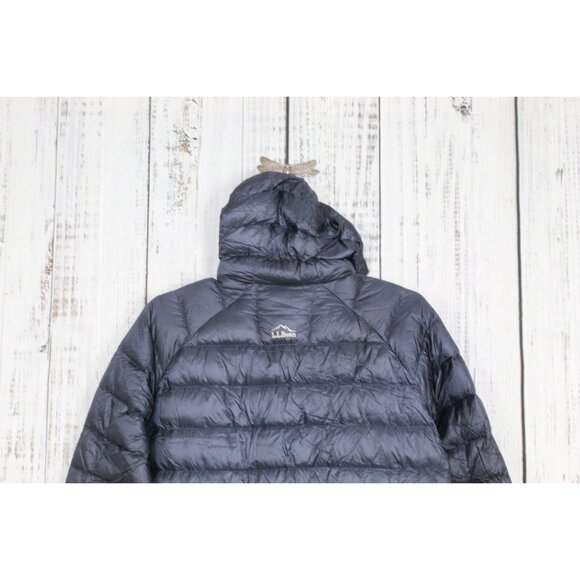LL Bean Ultralight 850 Down Hooded Jacket Size L Tall - Picture 10 of 12
